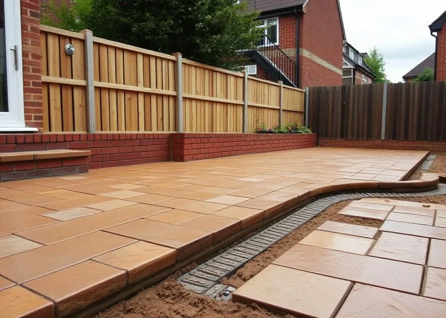 After — Patio & Drainage Installation in Cannock
