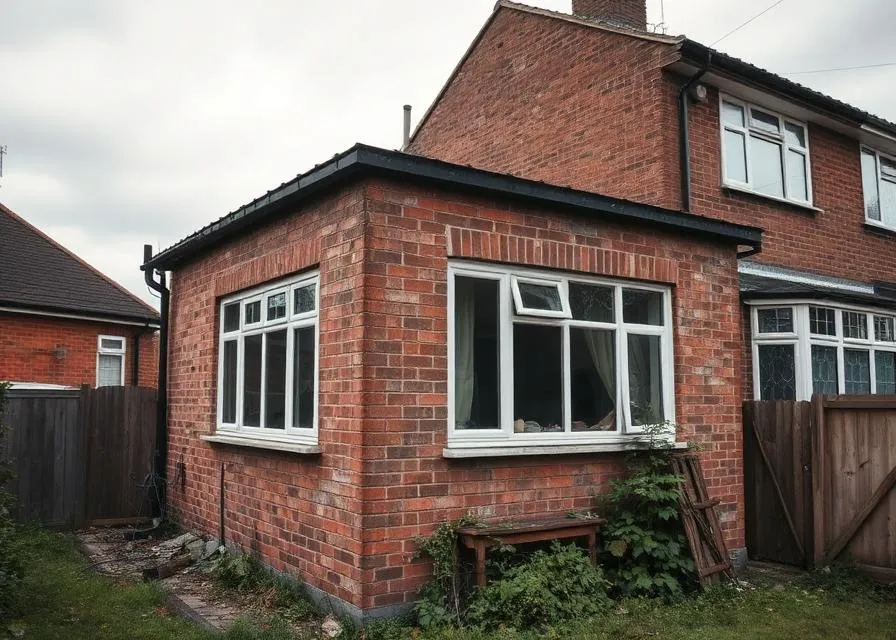 Before — Single-Storey Rear Extension in Stone, Staffordshire