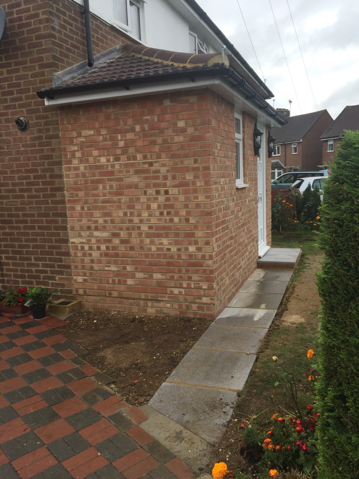 Front Porch Extension & WC Build in Stafford by ArcLine Group